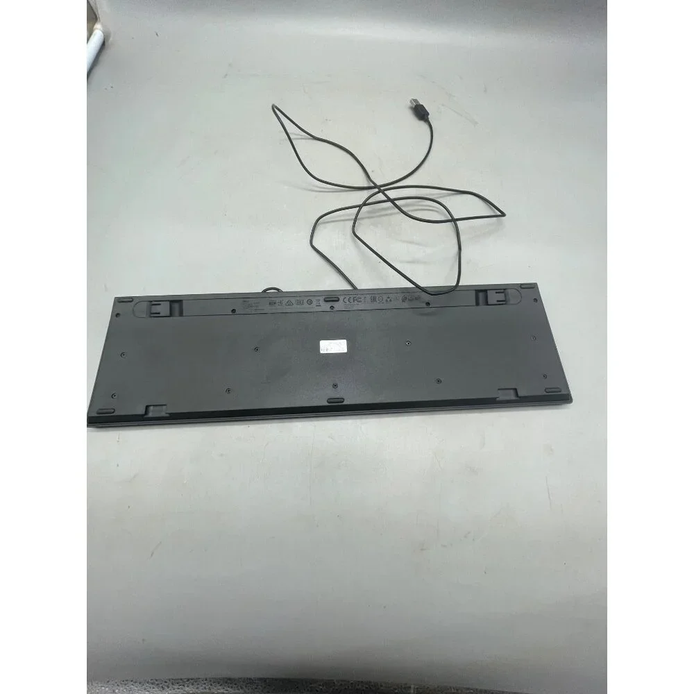 dell keyboard USB wire kb-216 black slim READ